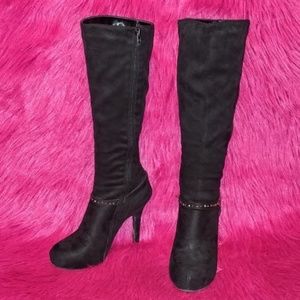 Knee High Heeled Boots